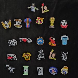 Colorful Graphic pcs Soccer Shoe Charms, Boys Men Teen, X Crock Wolrd Cup 2026
